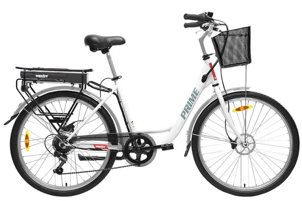 HECHT PRIME WHITE - Bicicleta electrică