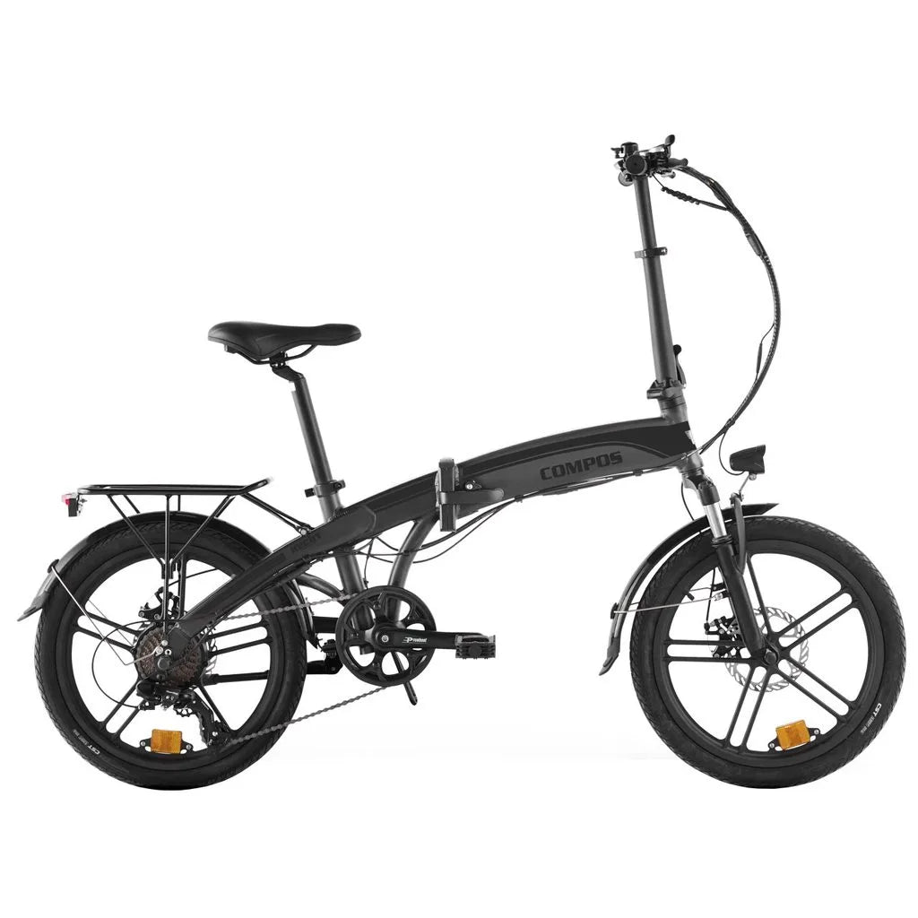 HECHT COMPOS GRAPHITE - Bicicleta electrică