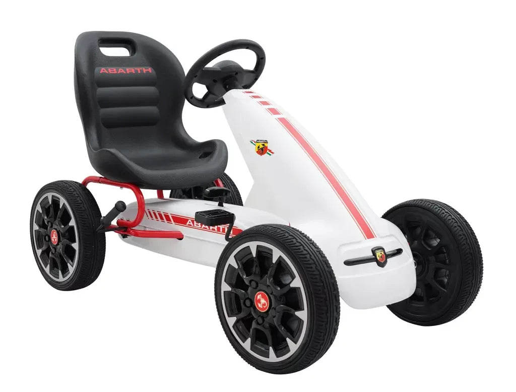 ABARTH-WHITE - Kart cu pedale