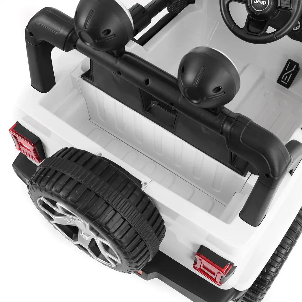 JEEP WRANGLER RUBICON WHITE - Masina de jucarie cu baterie