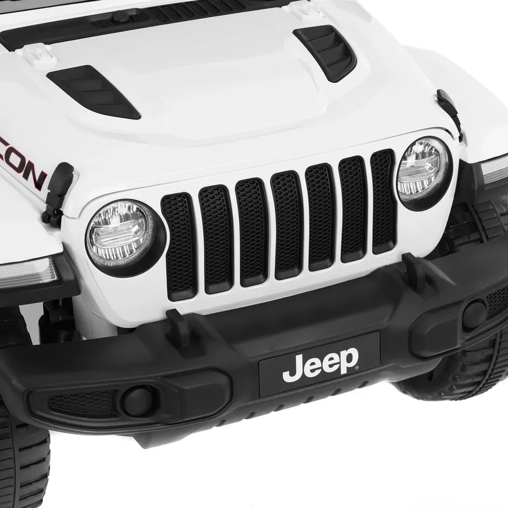 JEEP WRANGLER RUBICON WHITE - Masina de jucarie cu baterie