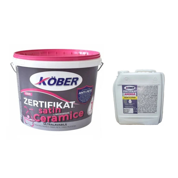 Zertifikat satin cu microsfere ceramice 15L + amorsa