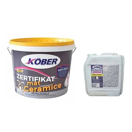 Zertifikat mat cu microsfere ceramice 15L + amorsa