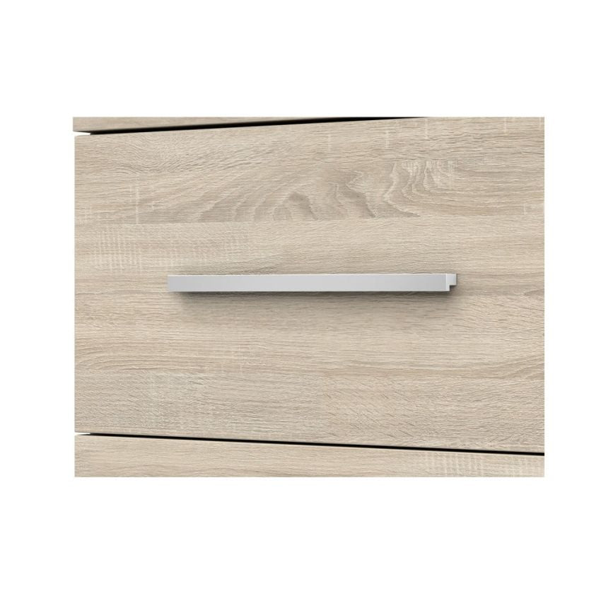 Comoda mini stela 1d4s, pal sonoma, 90x95x45 cm