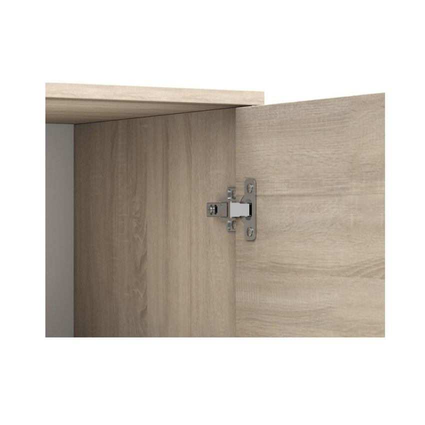 Comoda mini stela 1d4s, pal sonoma, 90x95x45 cm