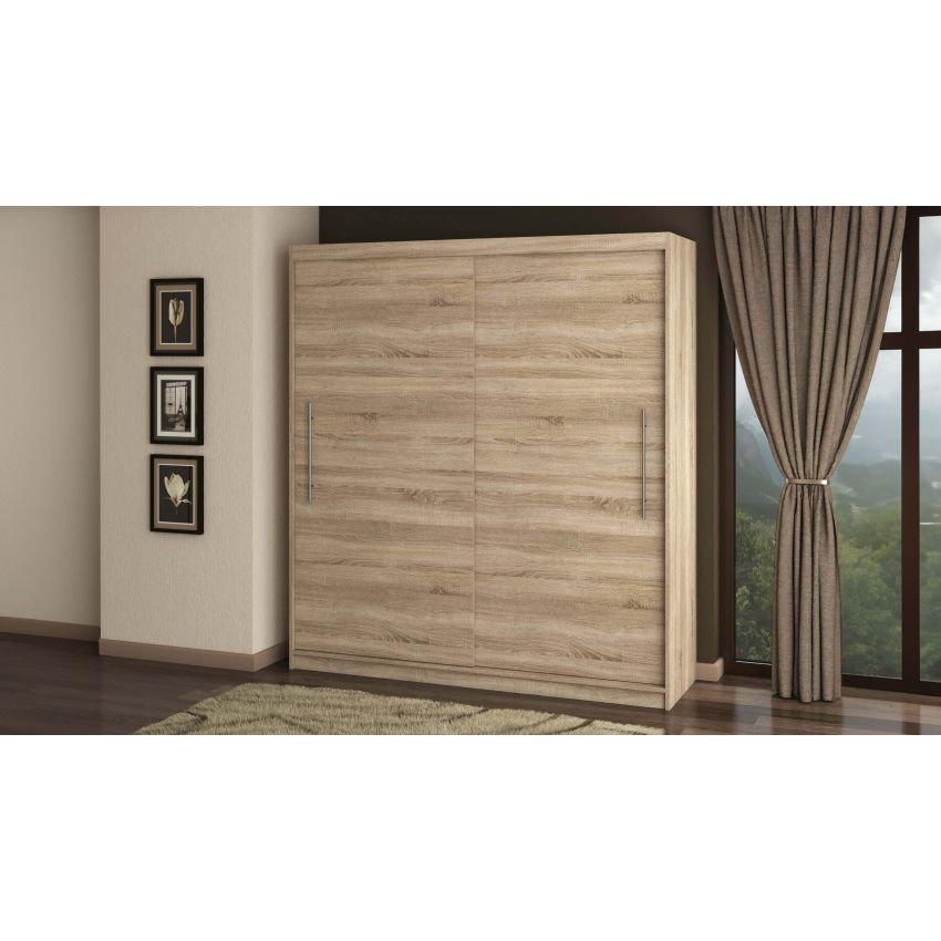 Dressing Radu fara oglinda, 204x218x58 cm, sonoma