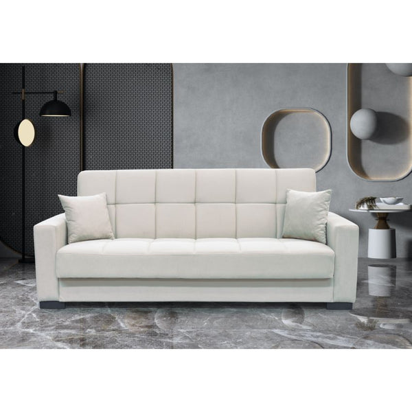 Canapea extensibila cu 3 locuri FER, crem