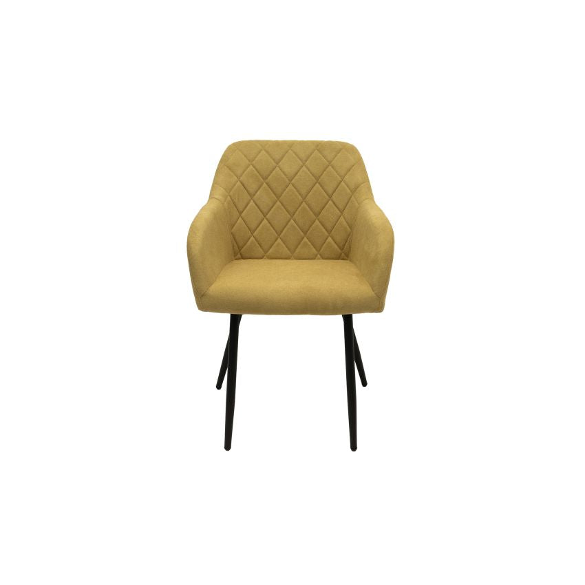 Scaun ML-5, tapitat stofa, verde