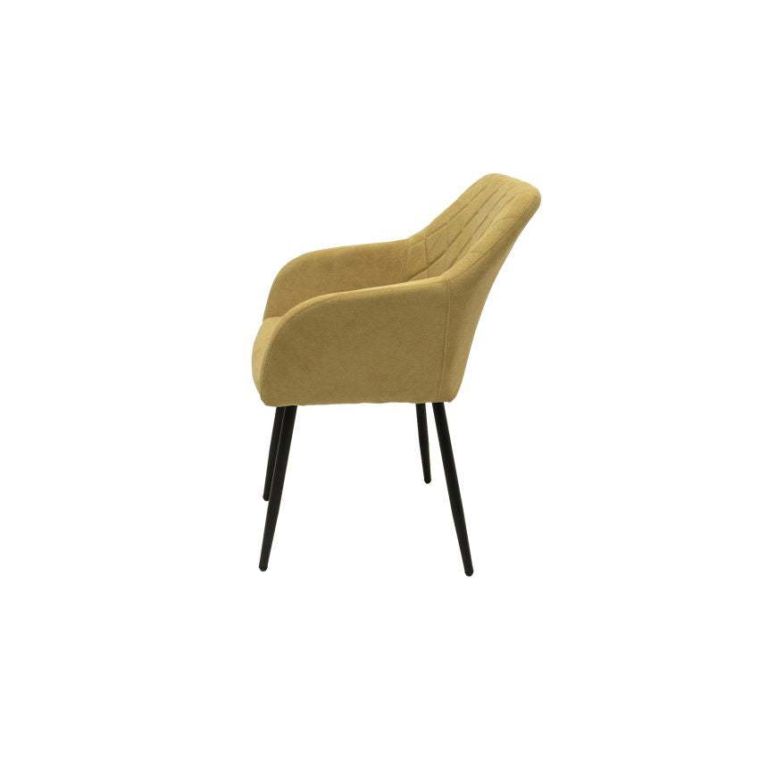 Scaun ML-5, tapitat stofa, verde