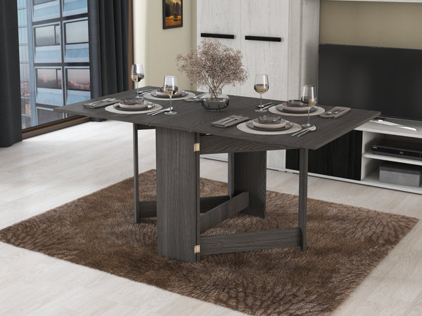 Masa pliabila fold, 161x75x89 cm, K526 cenusiu