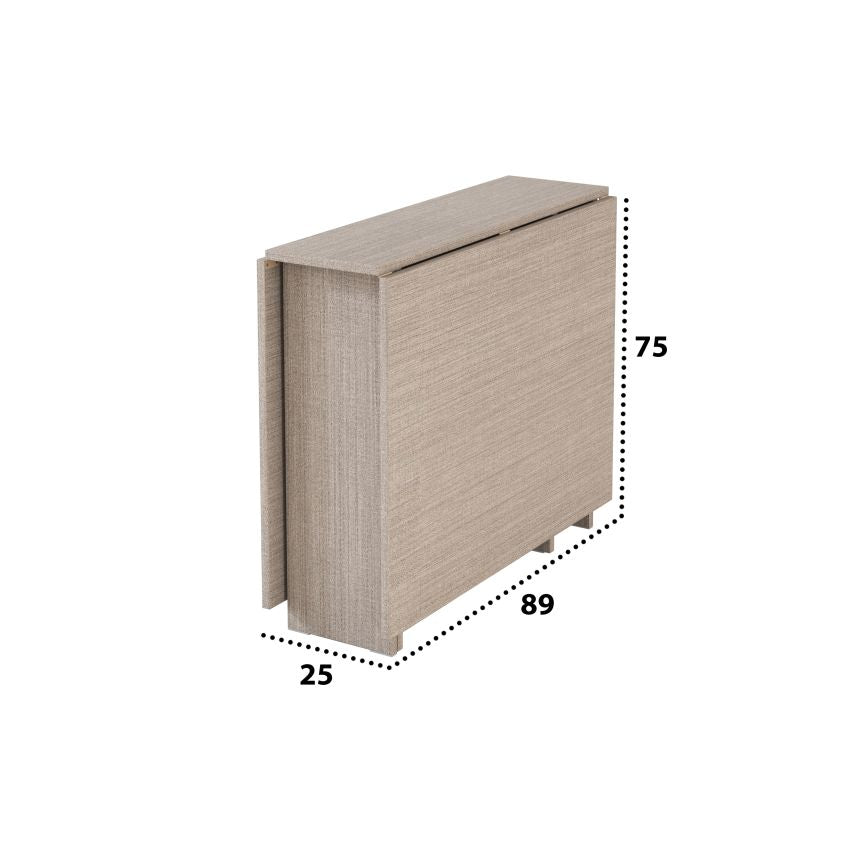 Masa pliabila fold, 161x75x89 cm, K541 gri textil