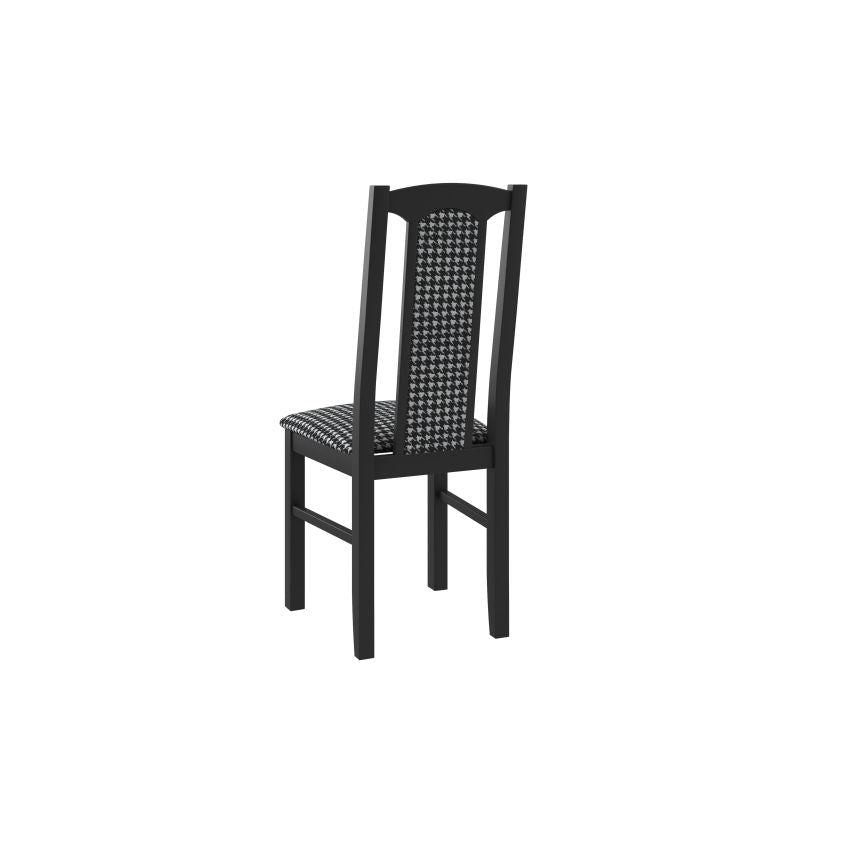 Scaun din lemn masiv de fag tapitat cu stofa S-37 Boss7 CZ 34