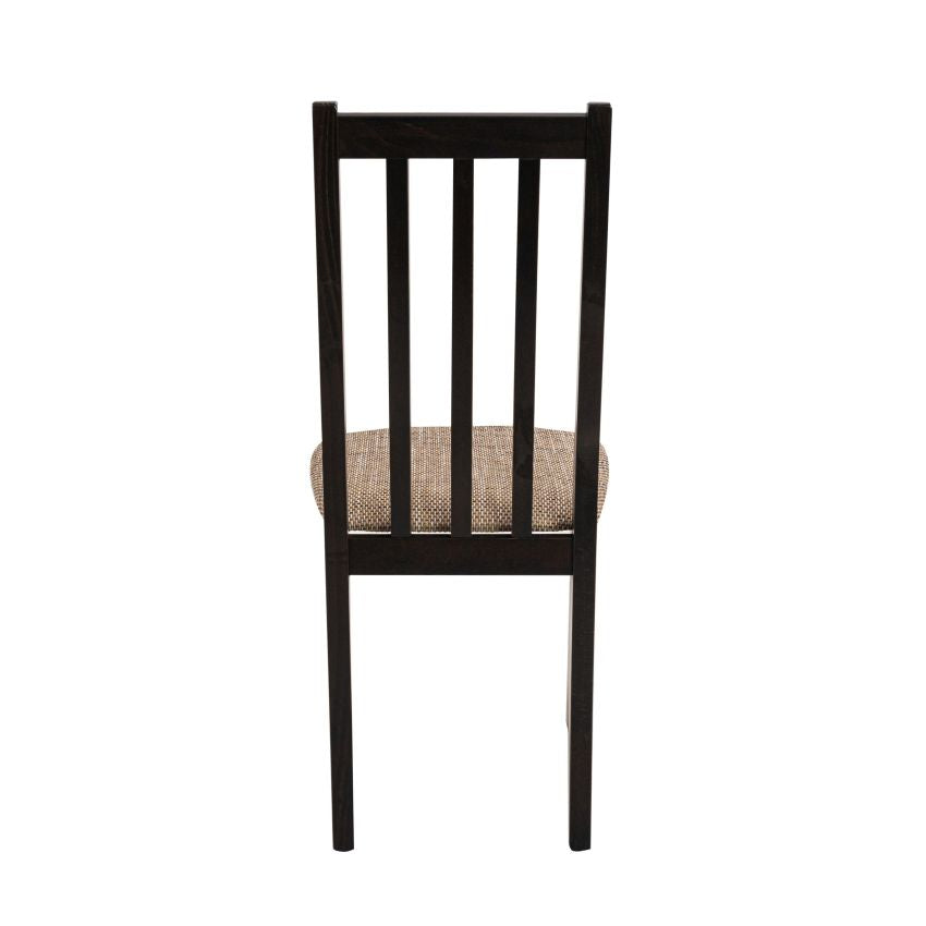 Scaun din lemn masiv de fag tapitat cu stofa s-38 boss10 w2, wenge