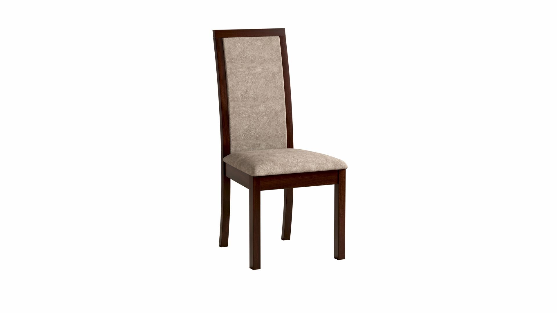 Set masa extensibila 160/240x90 cm MB-13 Venus8 cu 10 scaune tapitate Roma4 O 25b, nuc, lemn masiv de fag, MDF, stofa