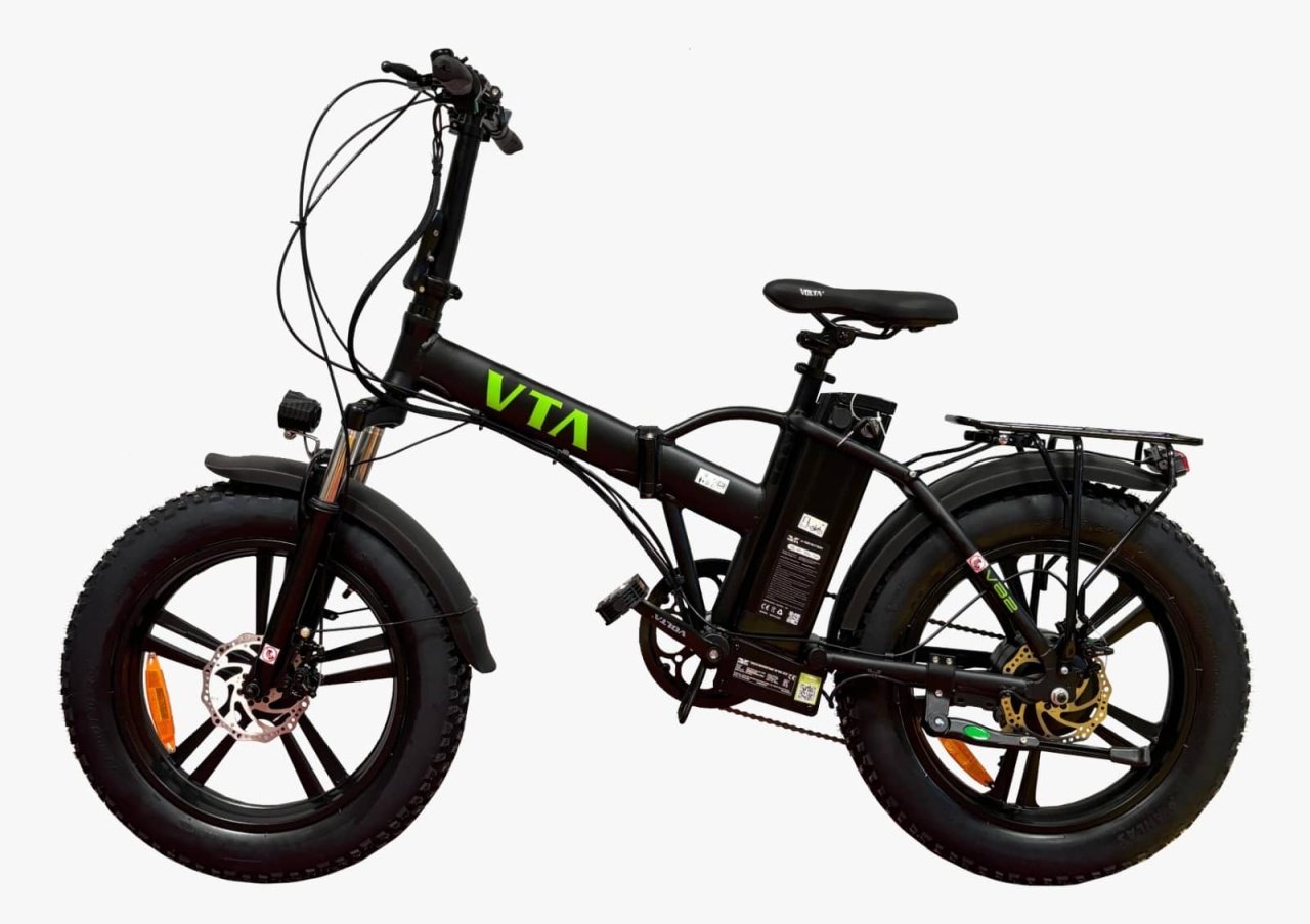 Bicicletă Pliabilă, Electrică, Voltarom, Shimano, B2 - 250W (800 W), viteza maxima 25 km pe ora, autonomie între 30-110 km, model 2025