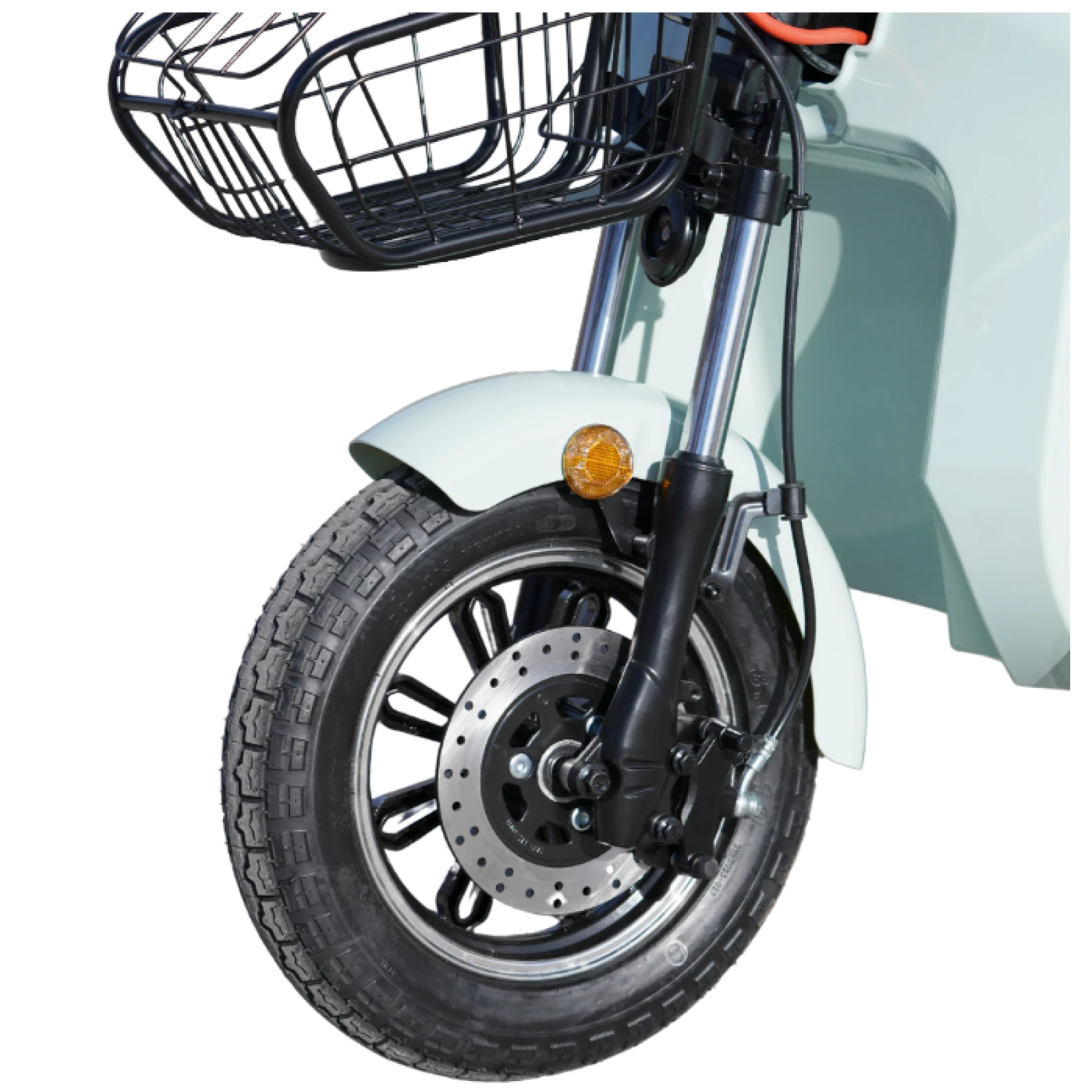 Triciclu Electric Persoane Scorilo TRP1200 Verde cu Bancheta Dubla 1200 W Autonomie 28 km, viteza maxima de 25 km/h, conform reglementarilor UE, fara permis