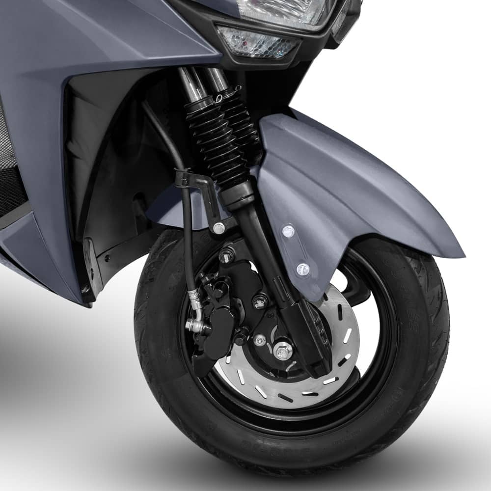 Scuter Electric 1500W, Voltarom VS1 Fara permis, 60V, 20Ah, viteza maxima 25 Km pe ora, Autonomie 74Km, Gri