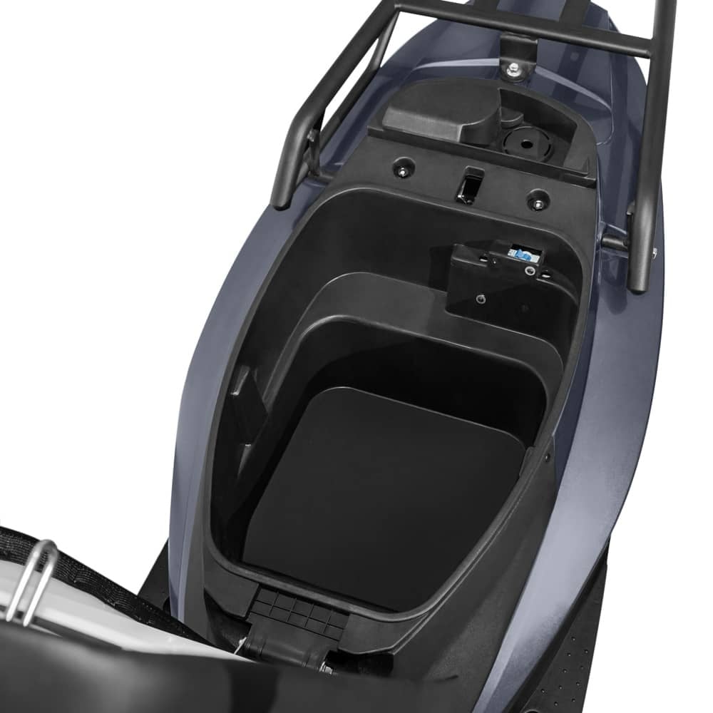 Scuter Electric 1500W, Voltarom VS1 Fara permis, 60V, 20Ah, viteza maxima 25 Km pe ora, Autonomie 74Km, Gri