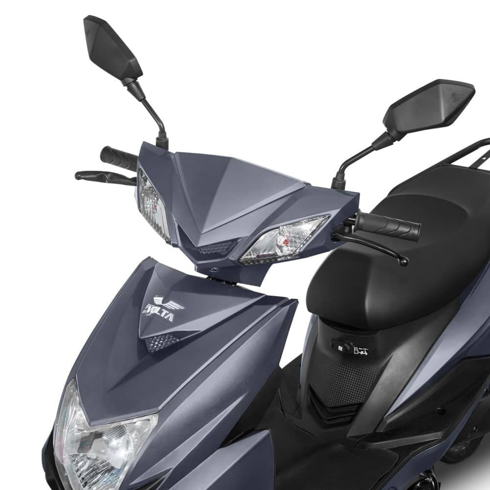 Scuter Electric 1500W, Voltarom VS1 Fara permis, 60V, 20Ah, viteza maxima 25 Km pe ora, Autonomie 74Km, Gri