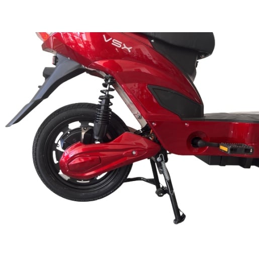 Scuter Electric (Bicicleta), Fara Permis, Cu Pedale Volta SX - 220 W, viteza maxima 25 km pe ora, visiniu