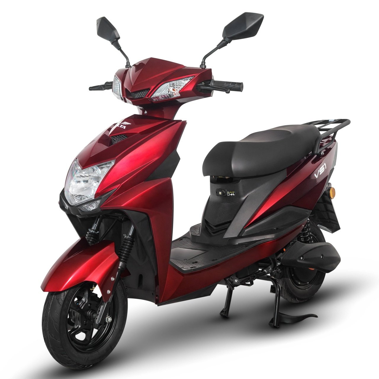 Scuter Electric Voltarom VS1 MODEL 2025, 2000W, Fara Permis, autonomie pana la 80 km, Visiniu