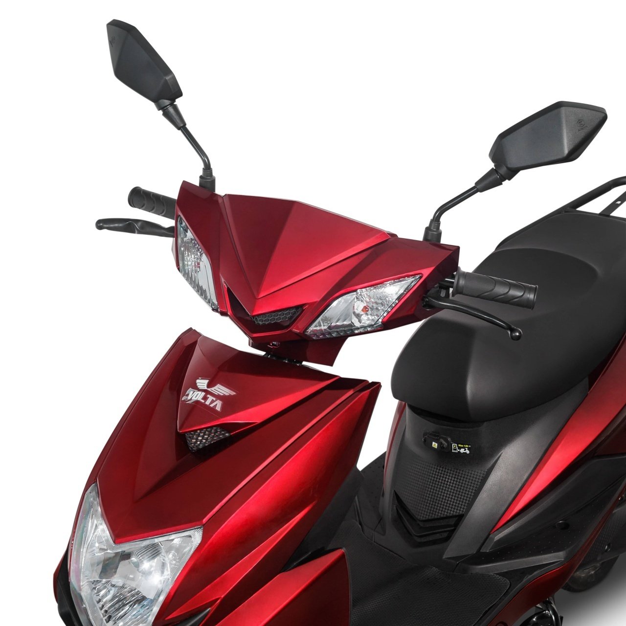 Scuter Electric Voltarom VS1 MODEL 2025, 2000W, Fara Permis, autonomie pana la 80 km, Visiniu