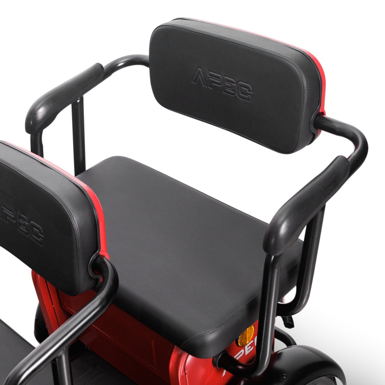 Tricicleta electrica, Volta APM5, Rosu, viteza maxima 25 km pe ora, Autonomie pana la 40 km