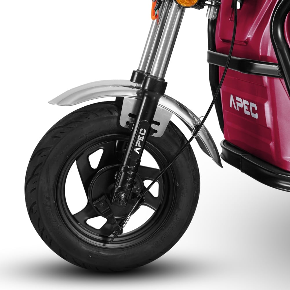 Triciclu Electric Voltarom, APT4, Fara Permis, Rosu, 25 km pe ora, 1000W, autonomie pana la 41 km