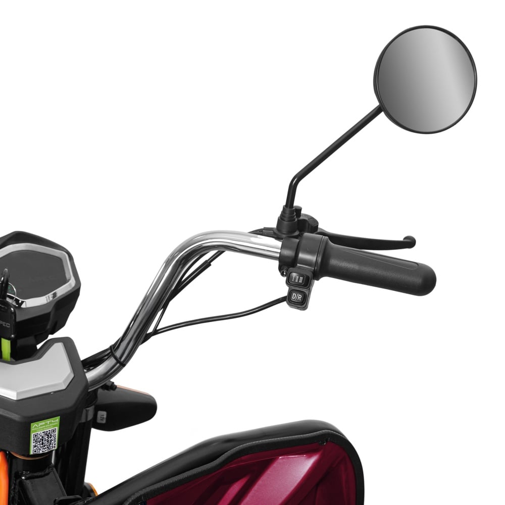 Triciclu Electric Voltarom, APT4, Fara Permis, Rosu, 25 km pe ora, 1000W, autonomie pana la 41 km