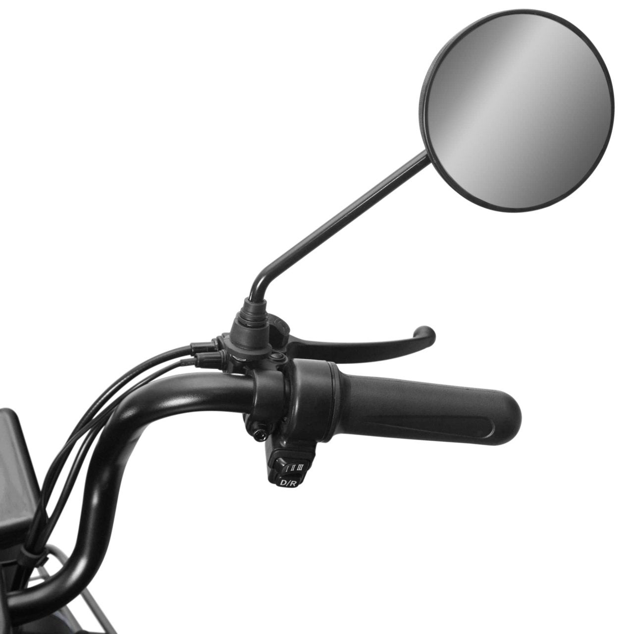 Triciclu electric Voltarom APM5, 60V, 20 AH, 1000W, fara permis, 25km/h, Gri, autonomie pana la 40km