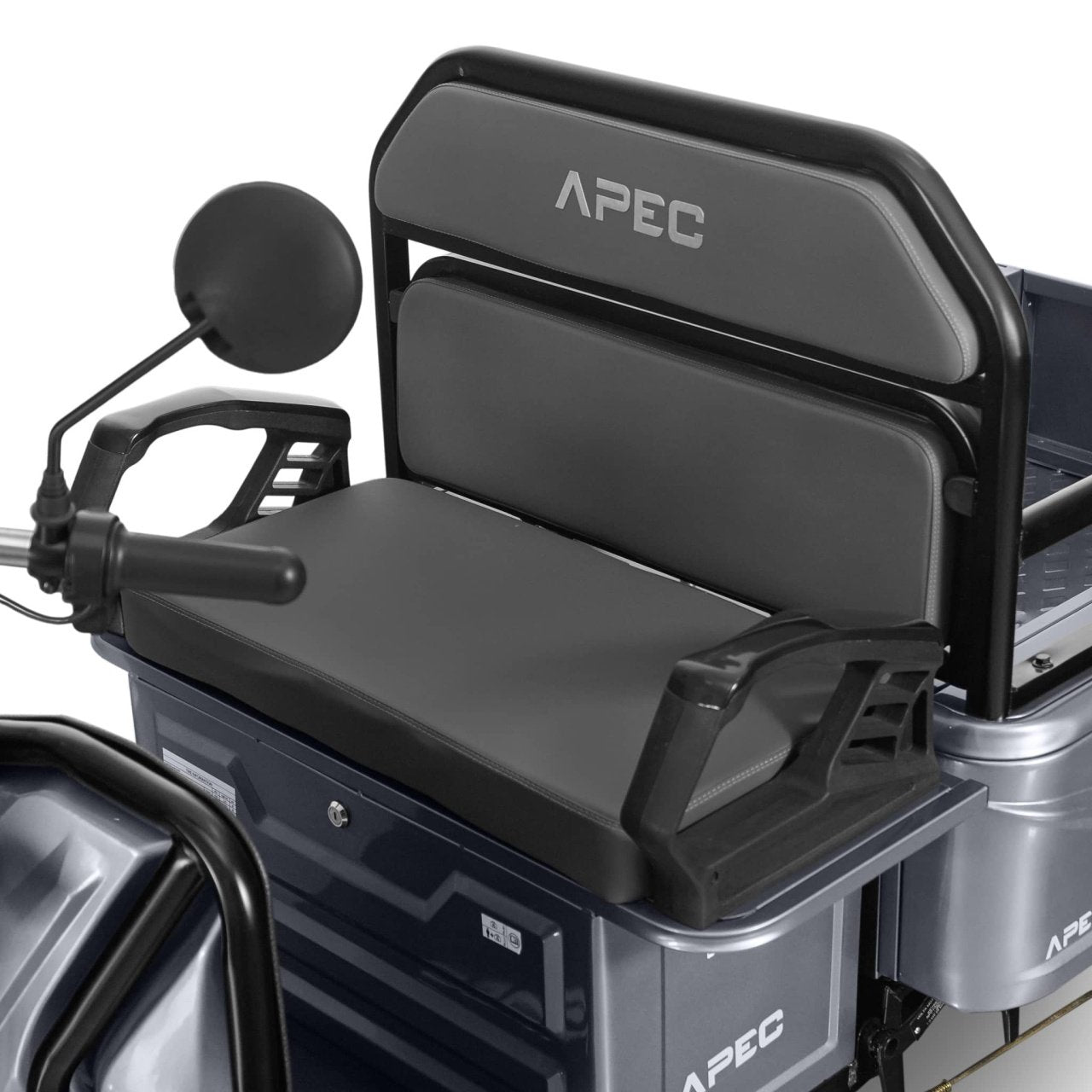 Triciclu Electric Voltarom, APT4, Fara Permis, viteza maxima 25 km pe ora, 1000W, autonomie pana la 41 km, Gri