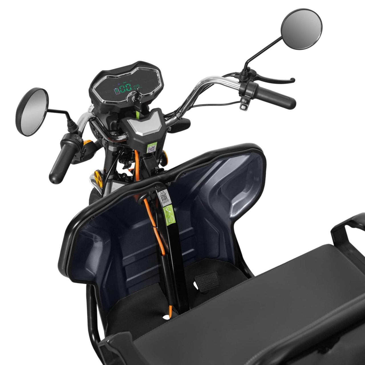 Triciclu Electric Voltarom, APT4, Fara Permis, viteza maxima 25 km pe ora, 1000W, autonomie pana la 41 km, Gri