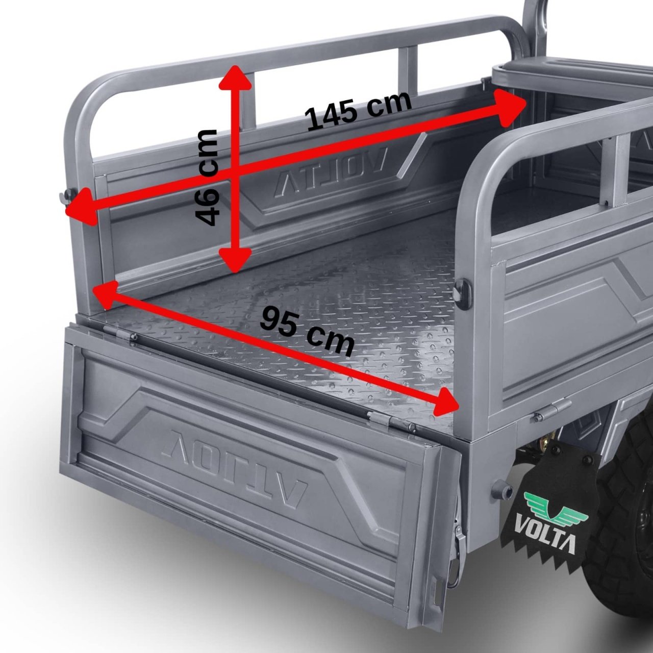 Voltarom Hercules, motor 3900W, 72V, 45 AH, viteza maxima 25 km pe ora, pana la 50km autonomie, Fara Permis, Triciclu Electric Tuk Tuk cu cabina
