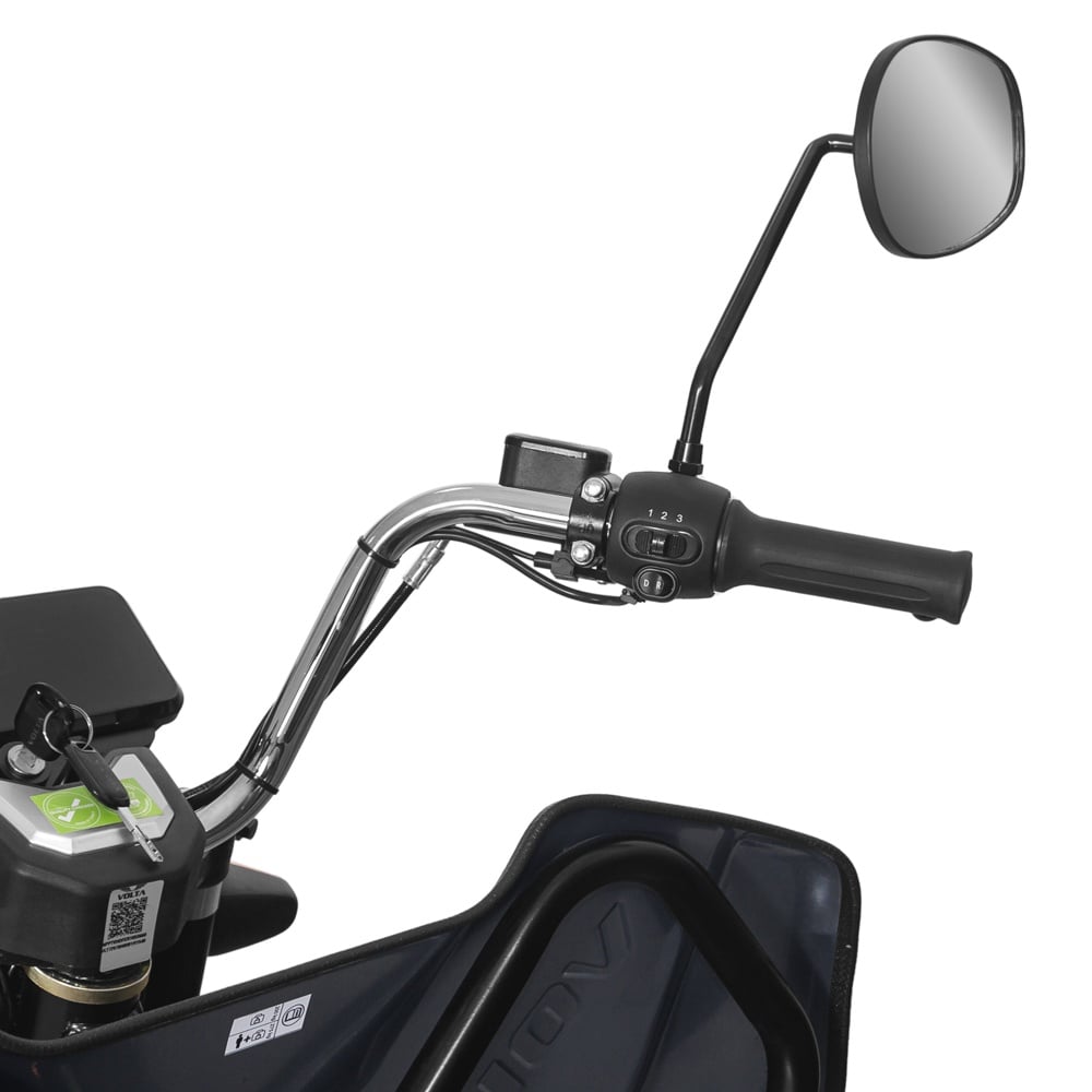 Voltarom Hercules, motor 3900W, 72V, 45 AH, viteza maxima 45 km pe ora, pana la 50km autonomie, Cu Permis, Triciclu Electric Tuk Tuk, Gri