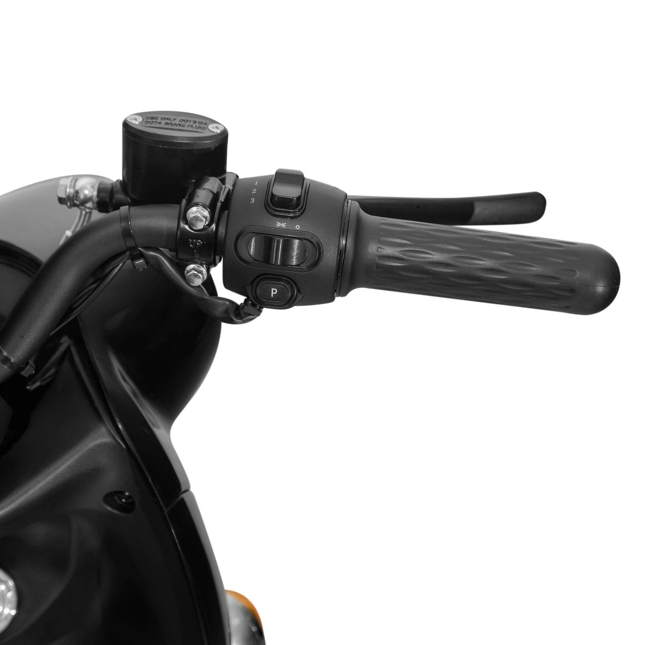 Voltarom S2, motor 2000 W, viteza maxima 45 km pe ora, autonomie pana la 60 km, Scuter Electric Cu Permis, Negru