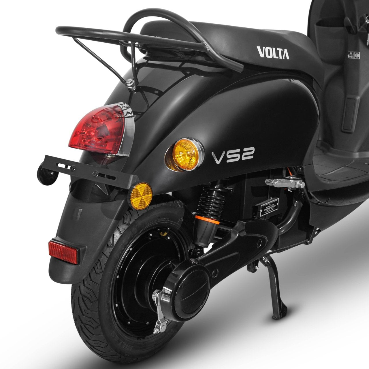 Voltarom S2, motor 2000 W, viteza maxima 25 km pe ora, autonomie pana la 60 km, Scuter Electric, Fara Permis, Negru