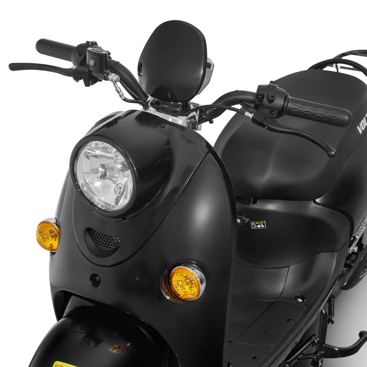 Voltarom S2, motor 2000 W, viteza maxima 45 km pe ora, autonomie pana la 60 km, Scuter Electric Cu Permis, Negru