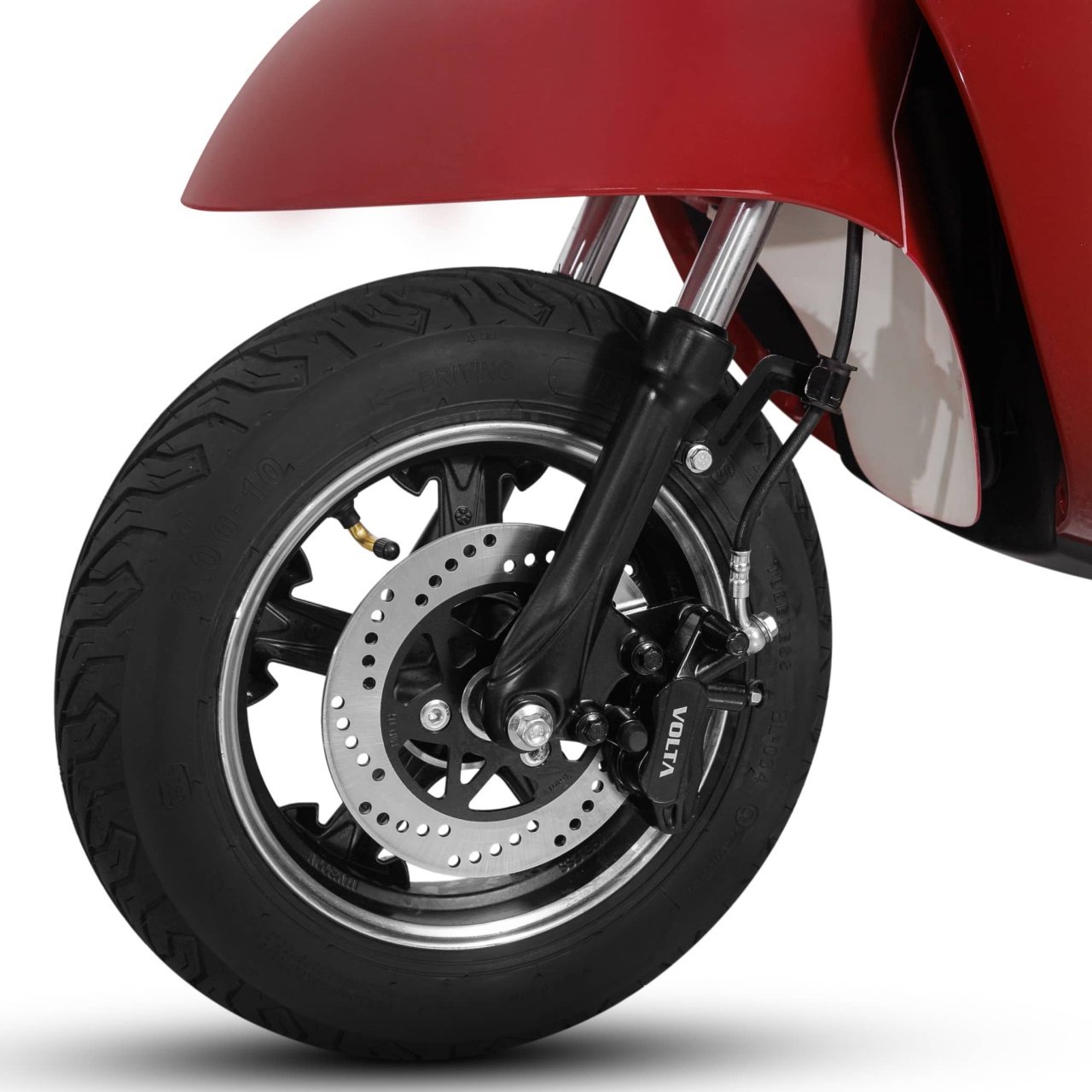 Voltarom S2, motor 2000W, autonomie pana la 60 km, viteza maxima 25 km pe ora, Scuter electric Fara Permis, Rosu